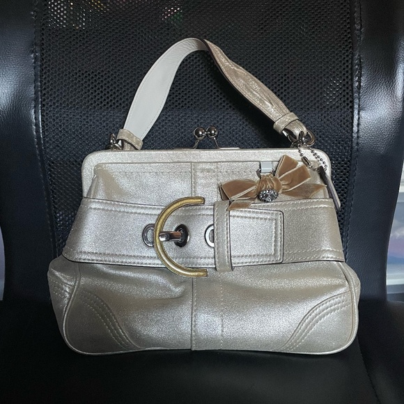 Coach Soho Kisslock Framed Satchel - Picture 1 of 10